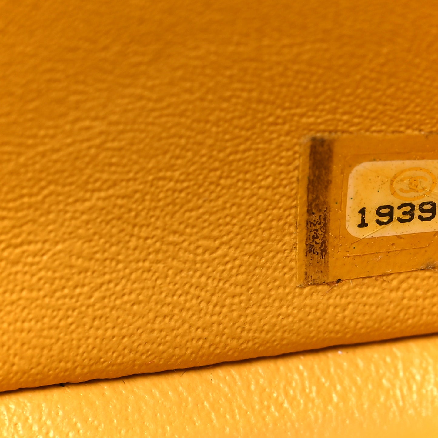 Lambskin Quilted Mini Rectangular Flap Yellow