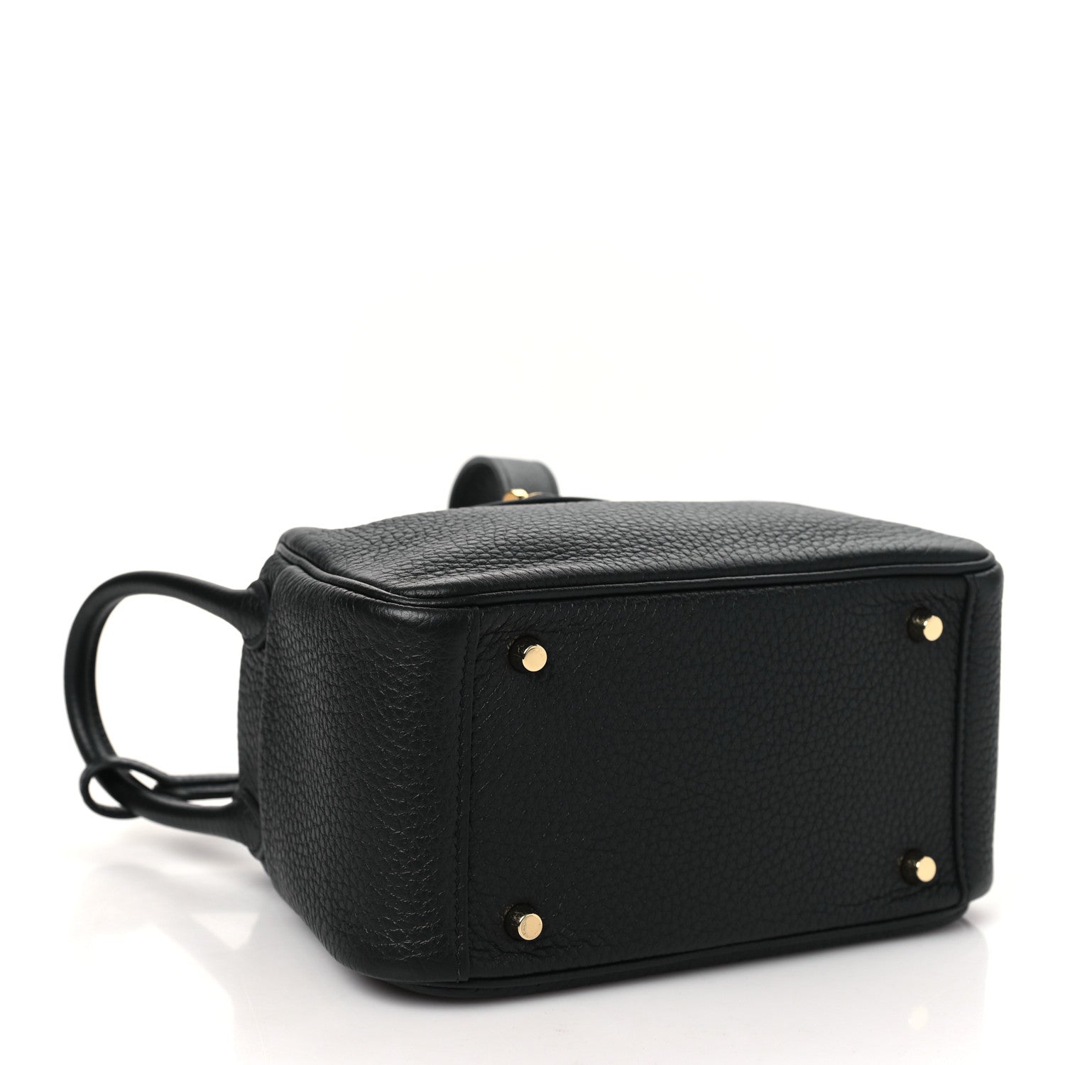 Hermes Taurillon Clemence Mini Lindy 20 Black 4 of 11