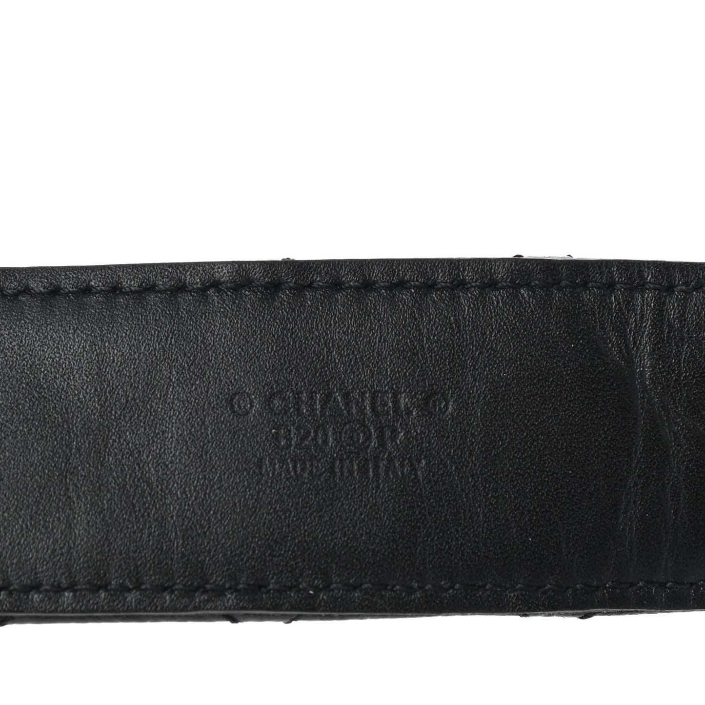 Caviar Quilted CC Chain Belt 90 36 Black