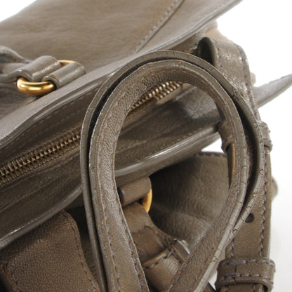 Saint Laurent Sheepskin Mini Cabas ChYc Grey 2 of 10