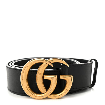 Gucci Calfskin Double G 40mm Belt 95 38 Black 1 of 10