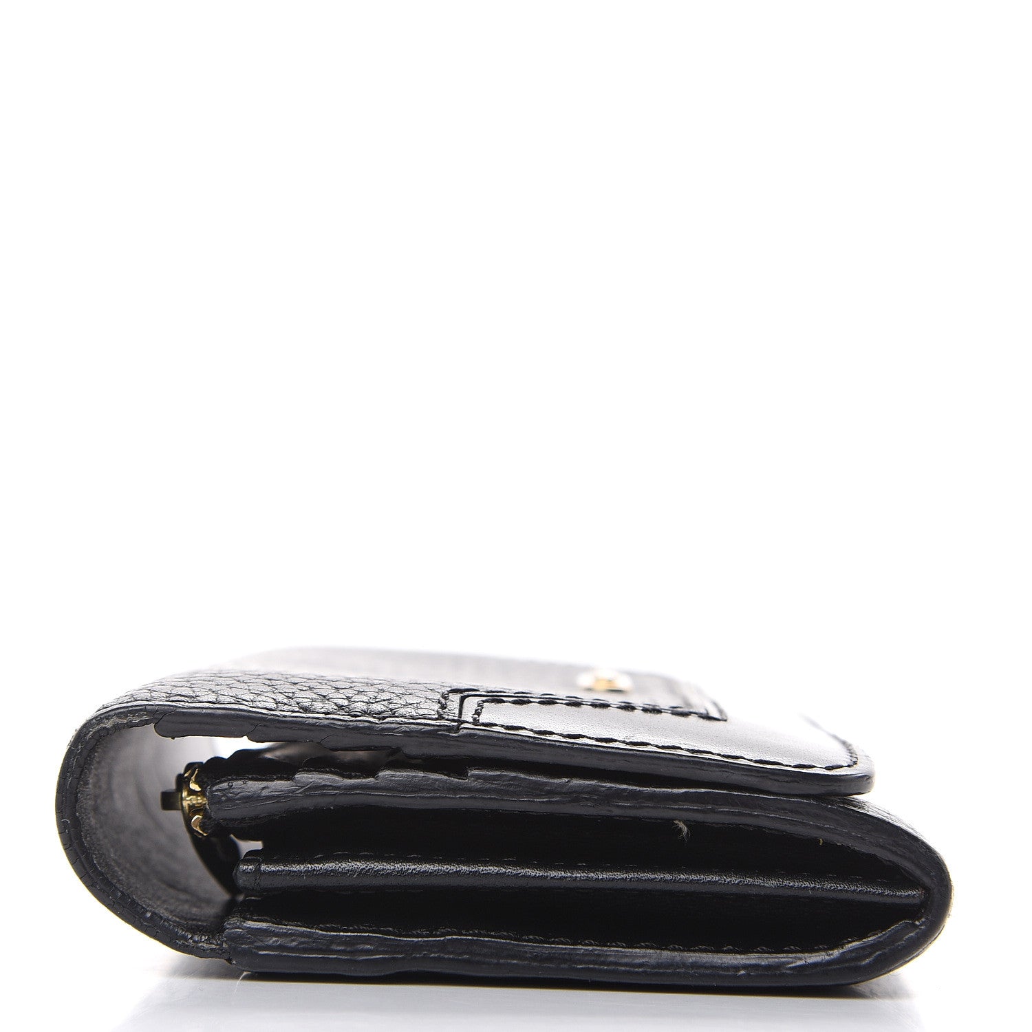Burberry Grain Calfskin Continental Wallet Black 12 of 15