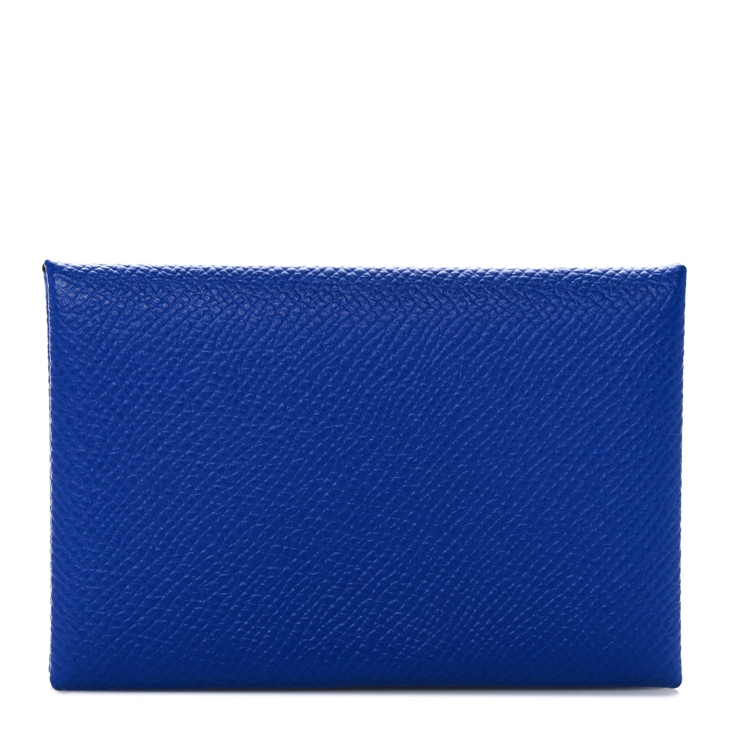 Hermes Epsom Calvi Card Case Bleu Electrique 1 of 8