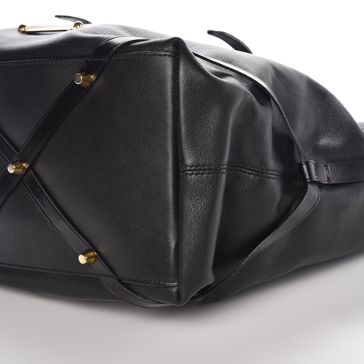 Calfskin House Check Medium Salisbury Tote Black