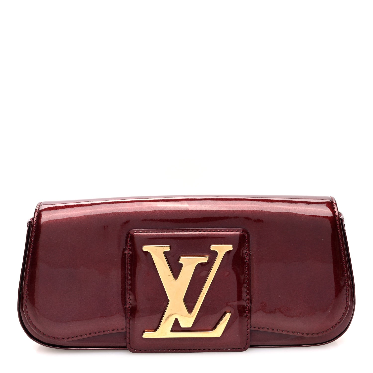 Louis Vuitton Patent Sobe Clutch Rouge Fauviste 1 of 7