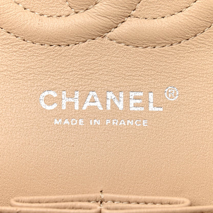 Chanel Caviar Quilted Medium Double Flap Beige Clair 6 of 10