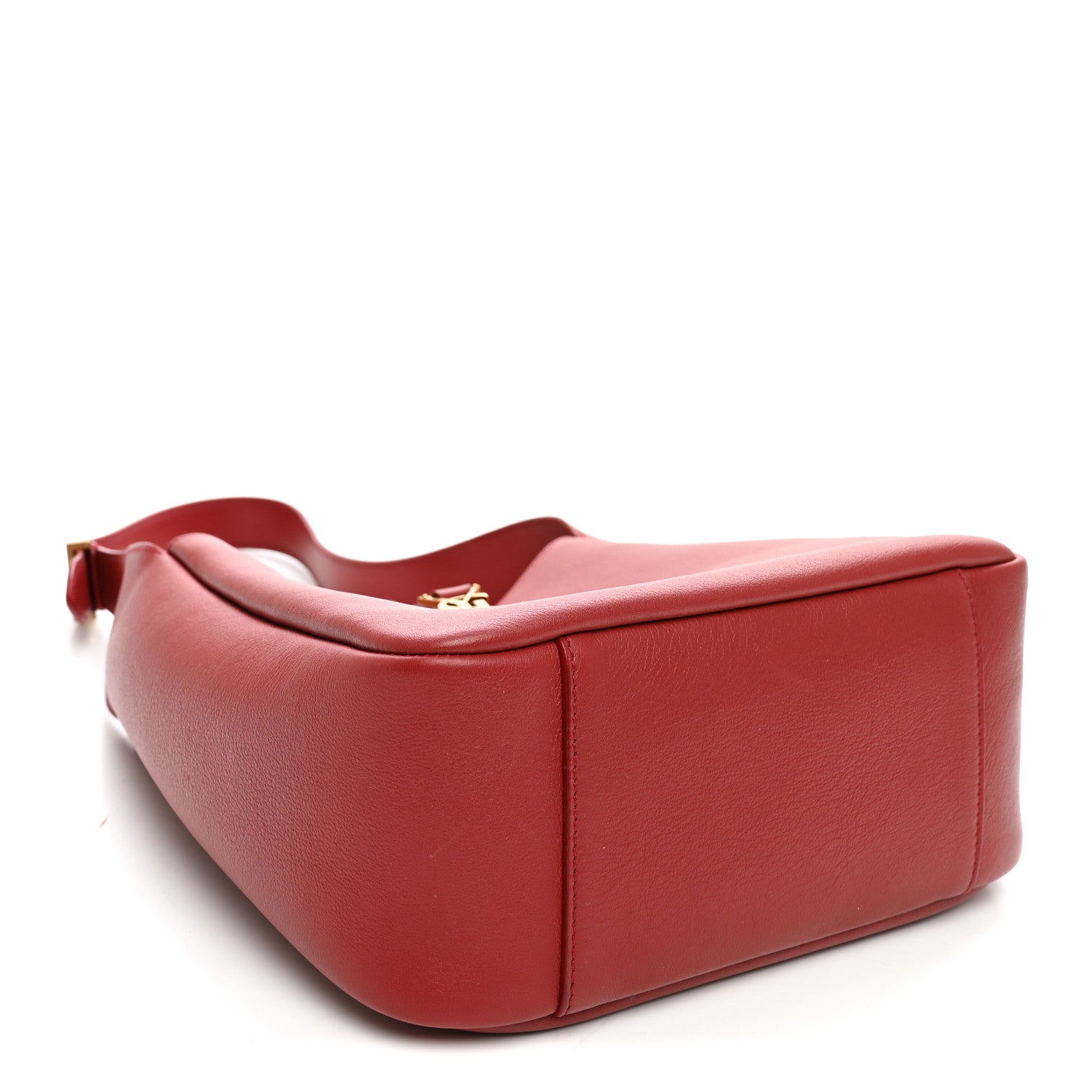 Saint Laurent Smooth Calfskin Small Le 5 A 7 Soft Hobo Red Danger 4 of 10