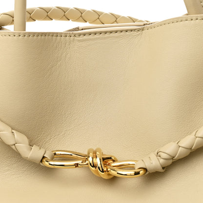 Bottega Veneta Silky Calfskin Large Andiamo Shoulder Bag Light Butter 7 of 11