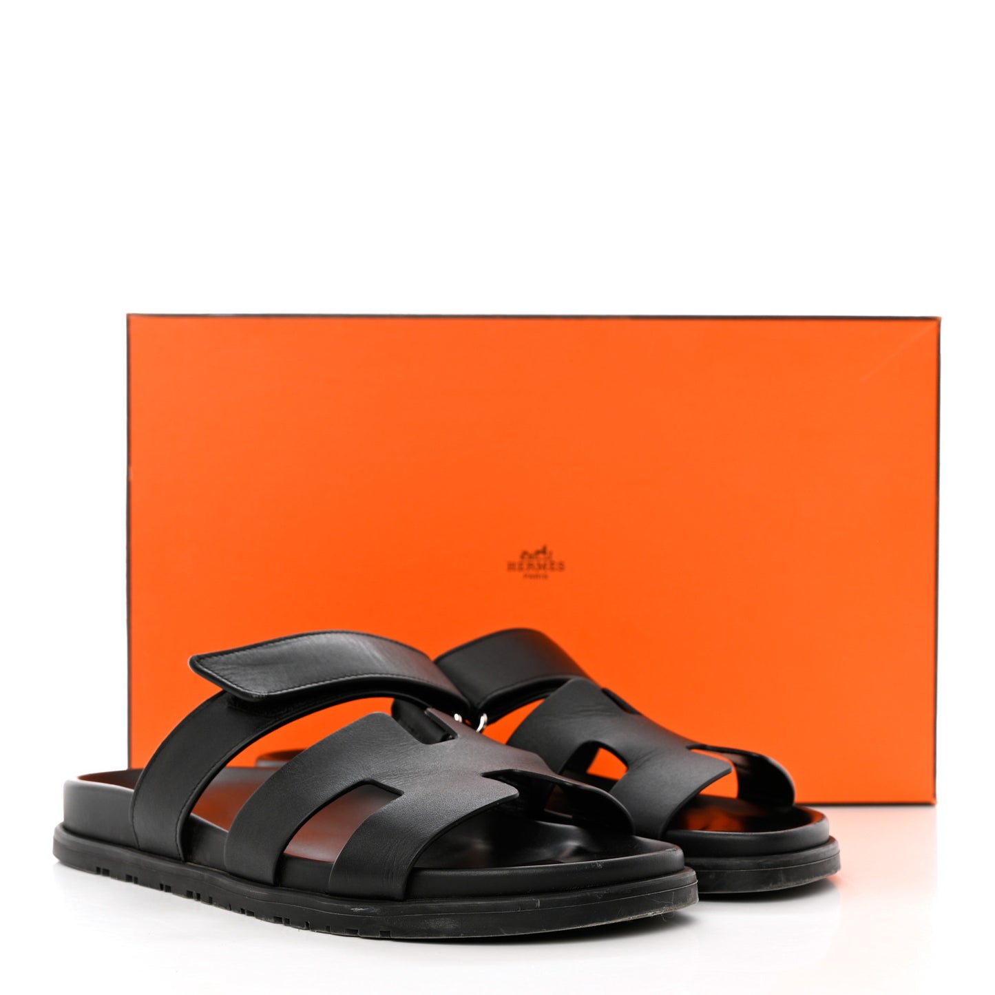 Calfskin Womens Chypre Sandals 40 Black