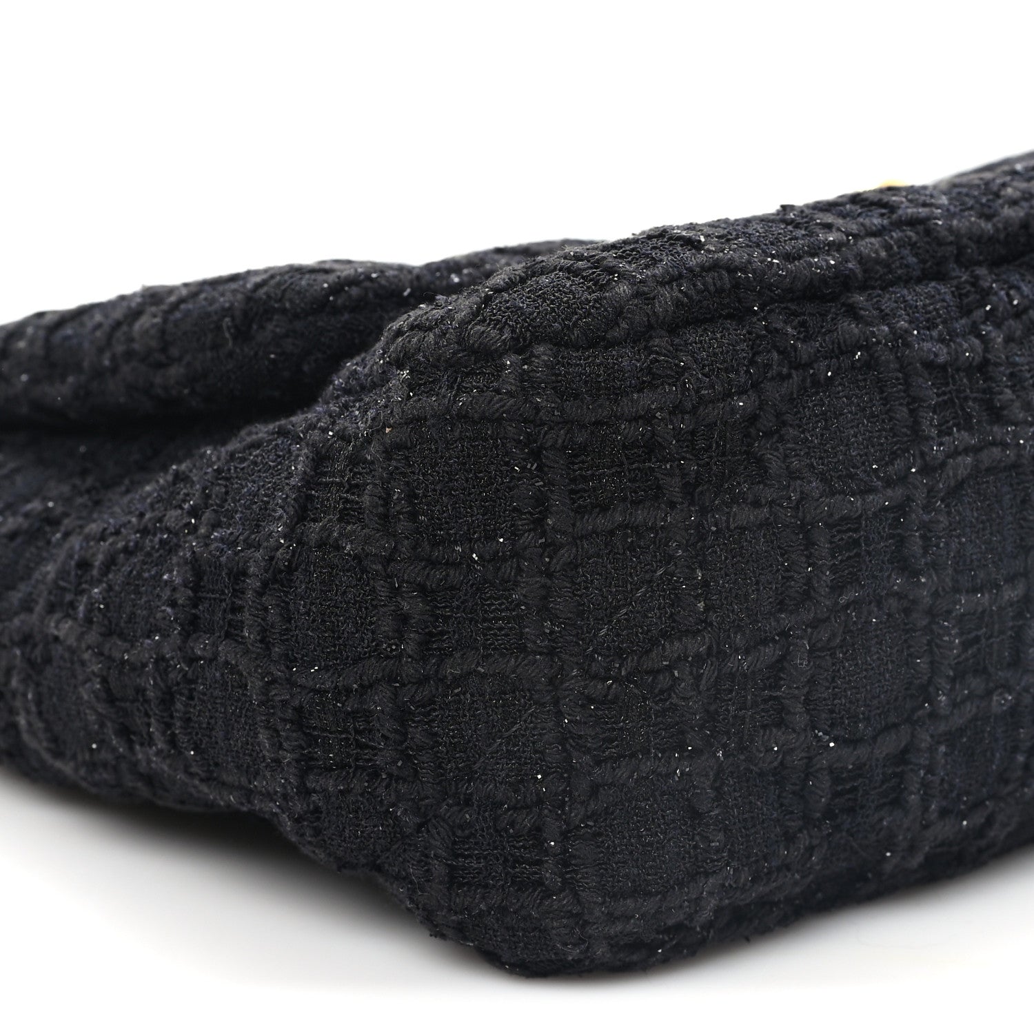 Chanel Tweed Quilted Medium Chanel 19 Flap Black Black 9 of 11