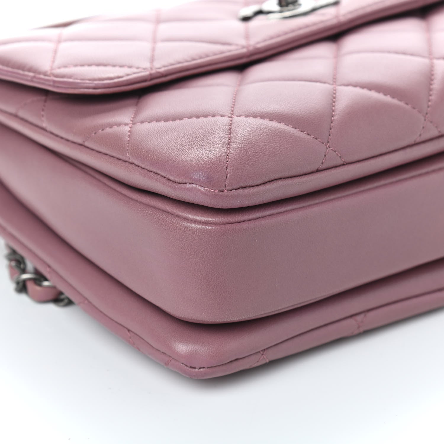 Chanel Lambskin Quilted Small Trendy CC Flap Dual Handle Bag Light Purple 7 of 10