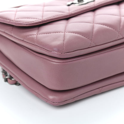 Chanel Lambskin Quilted Small Trendy CC Flap Dual Handle Bag Light Purple 7 of 10