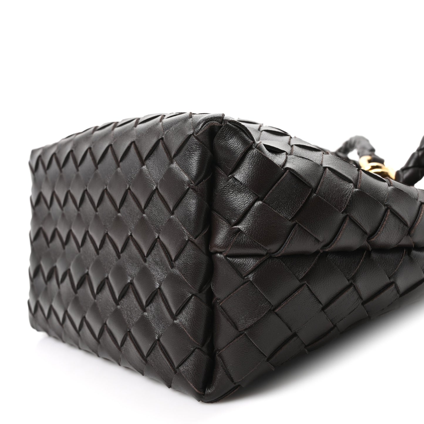 Nappa Intrecciato Small Andiamo Bucket Bag Fondant