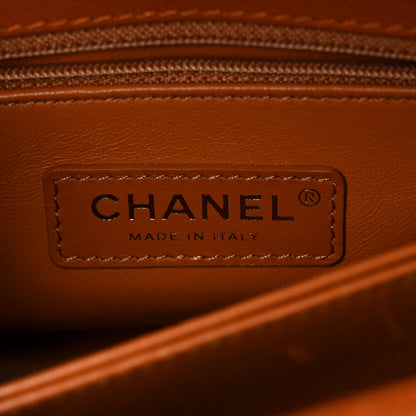 Chanel Caviar Quilted Mini Coco Handle Flap Light Brown 5 of 11