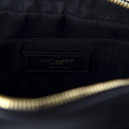 Saint Laurent Calfskin Matelasse Monogram Lou Camera Bag Black 8 of 10