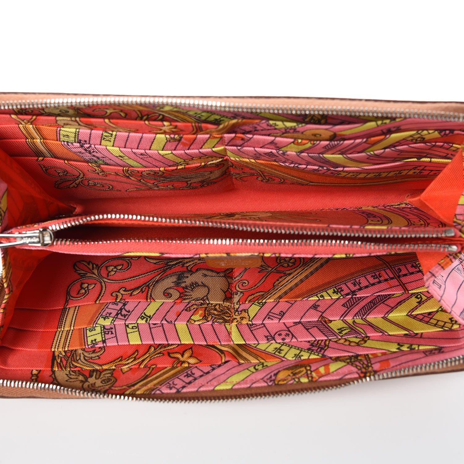 Hermes Epsom Silk'In Wallet Gold 5 of 9