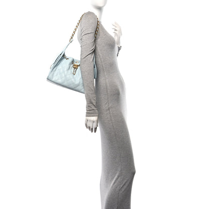 Chanel Caviar Quilted Small Chanel 25 Handbag Light Blue 2 of 11
