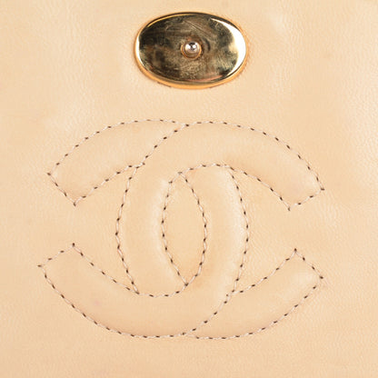 Chanel Quilted Lambskin Tassel Shoulder Bag Light Beige 8 of 10