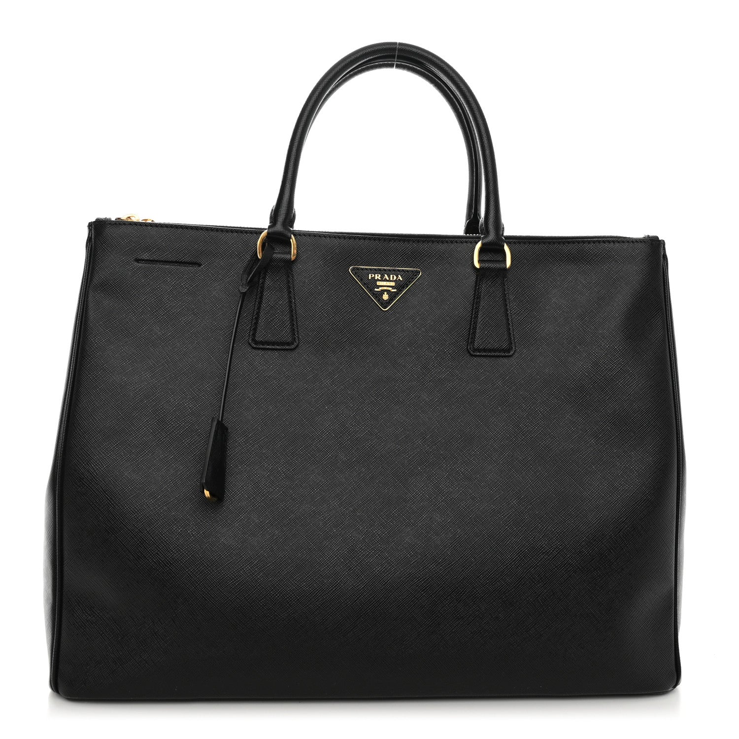 Prada Saffiano Lux Extra Large Galleria Double Zip Tote Black 1 of 13