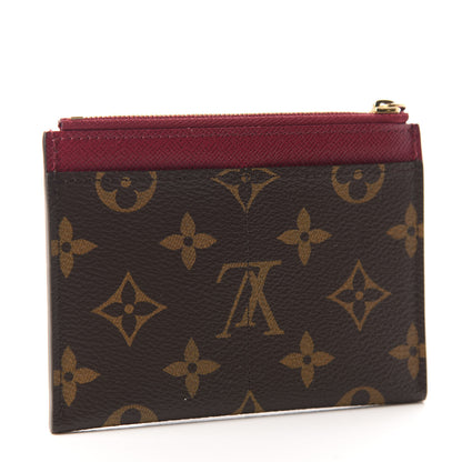 Louis Vuitton Monogram Zipped Card Holder Fuchsia 3 of 6