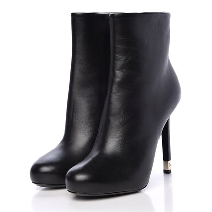 Chanel Lambskin Short Ankle Boots 36 Black 3 of 7