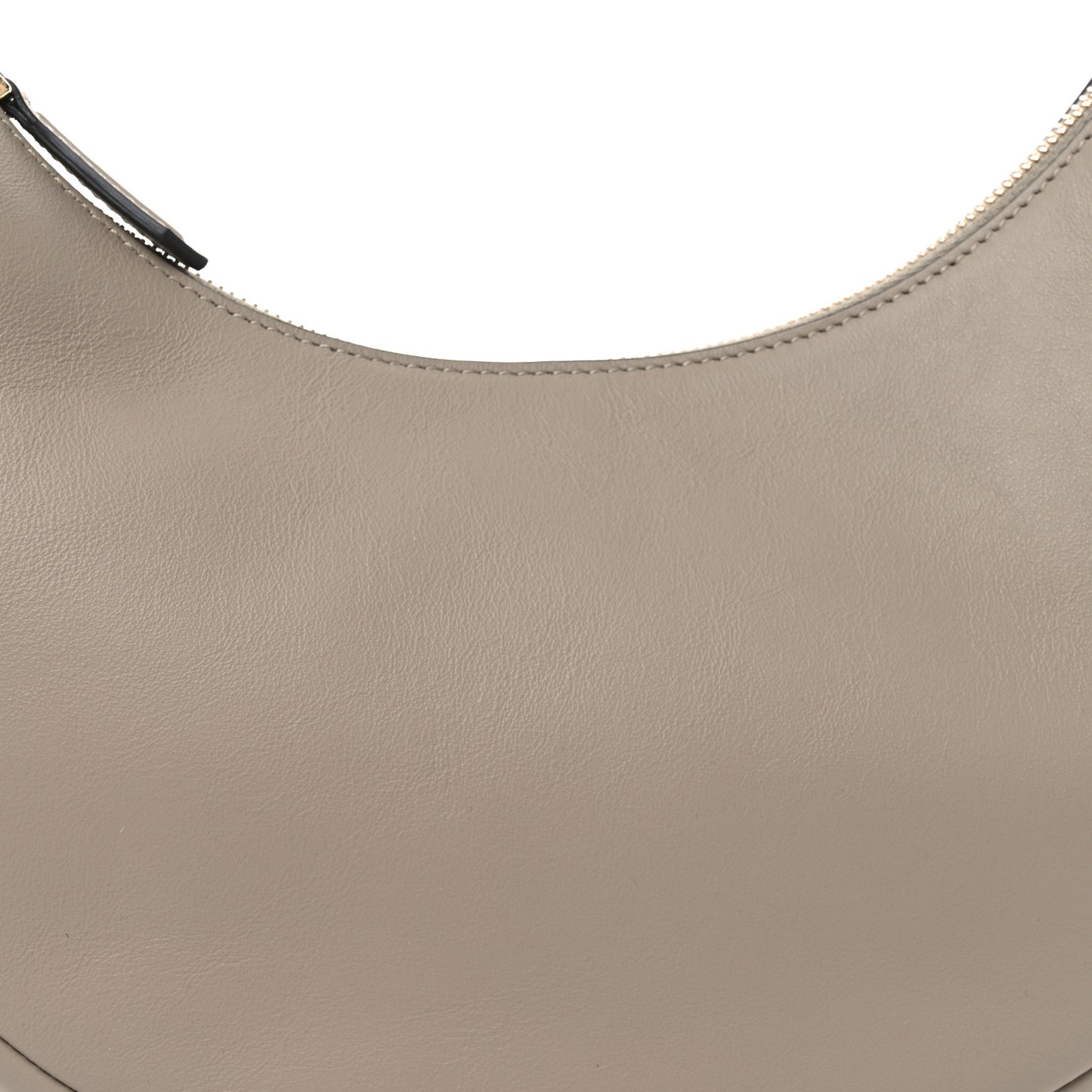 Vitello Grace Matte Small Fendigraphy Hobo Bag Tortora