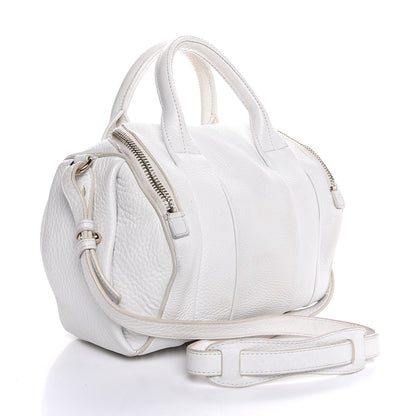 Alexander Wang Pebbled Lambskin Rockie White Gold Hardware 3 of 6