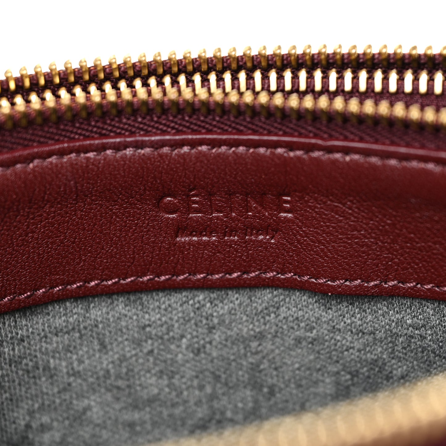 Smooth Lambskin Small Trio Crossbody Bag Burgundy