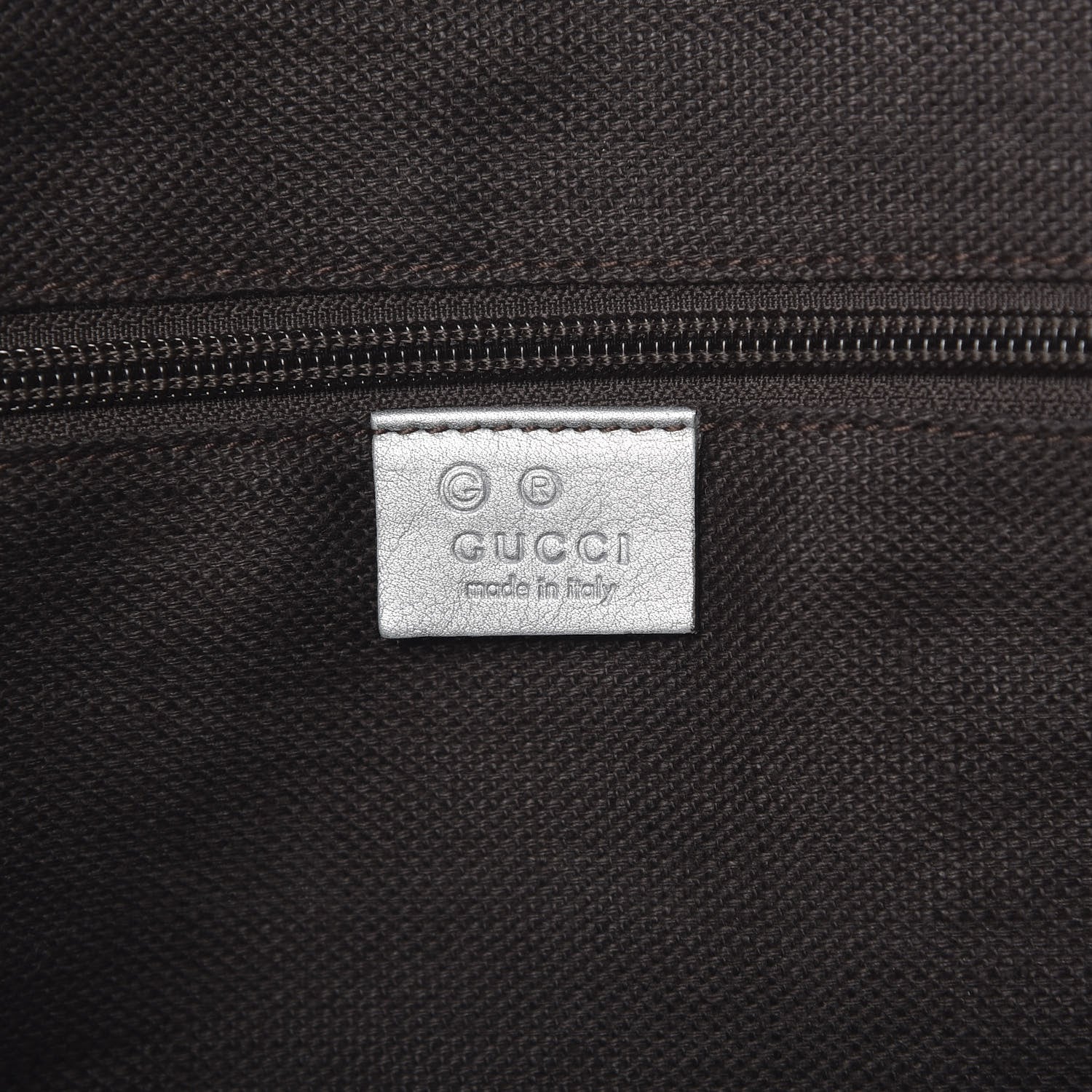 Gucci Metallic Monogram Travel Bag Silver 7 of 15