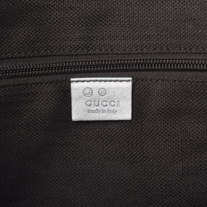 Gucci Metallic Monogram Travel Bag Silver 7 of 15