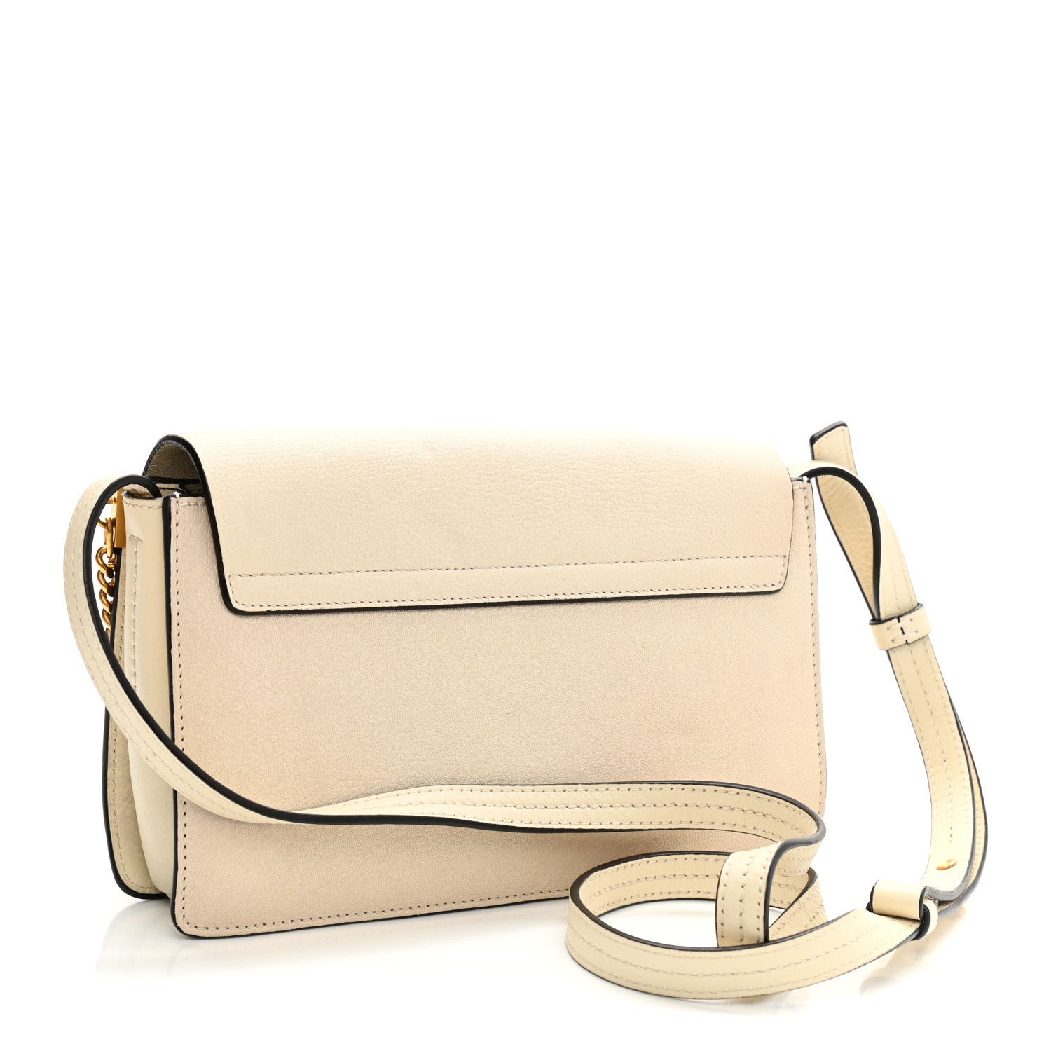 Chloe Goatskin Small Faye Shoulder Bag Off White 3 of 13