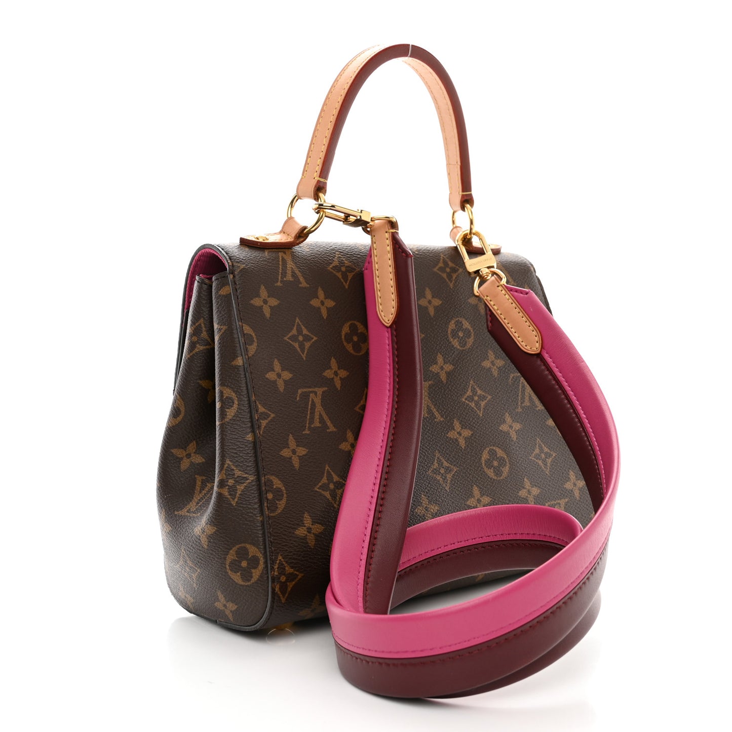 Monogram Cluny BB Bordeaux Fuchsia