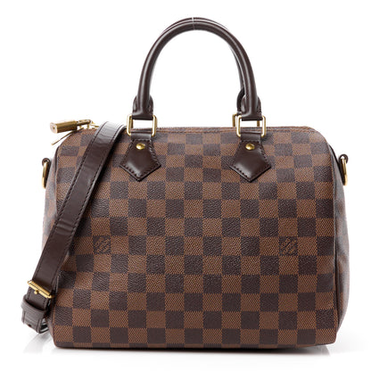 Louis Vuitton Damier Ebene Speedy Bandouliere 25 1 of 14