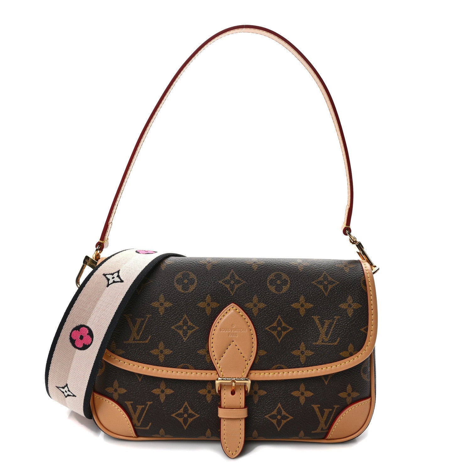 Louis Vuitton LOUIS VUITTON Monogram Diane Black 1 of 12