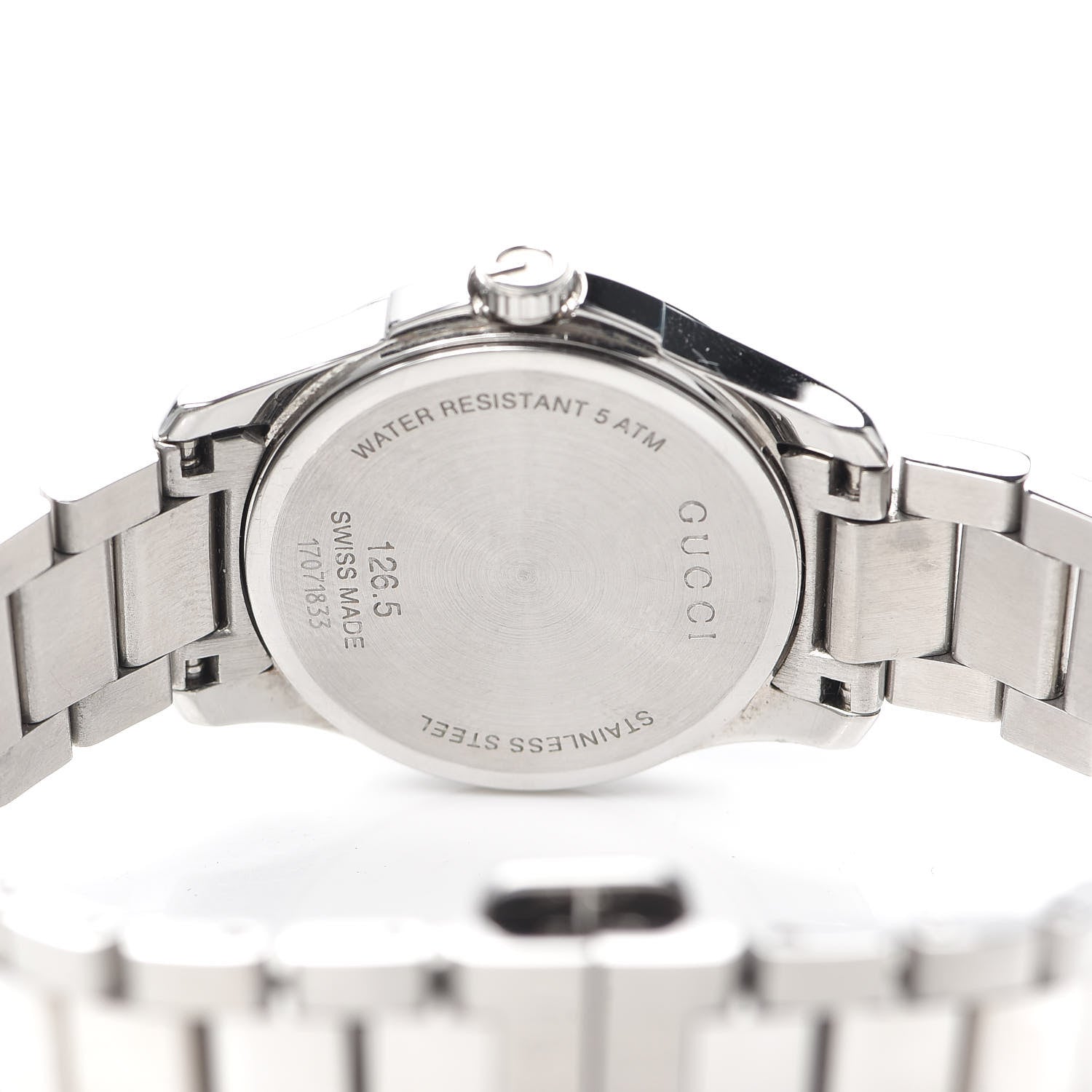 Gucci Stainless Steel 27mm G-Timeless Diamante Quartz Watch 4 of 6