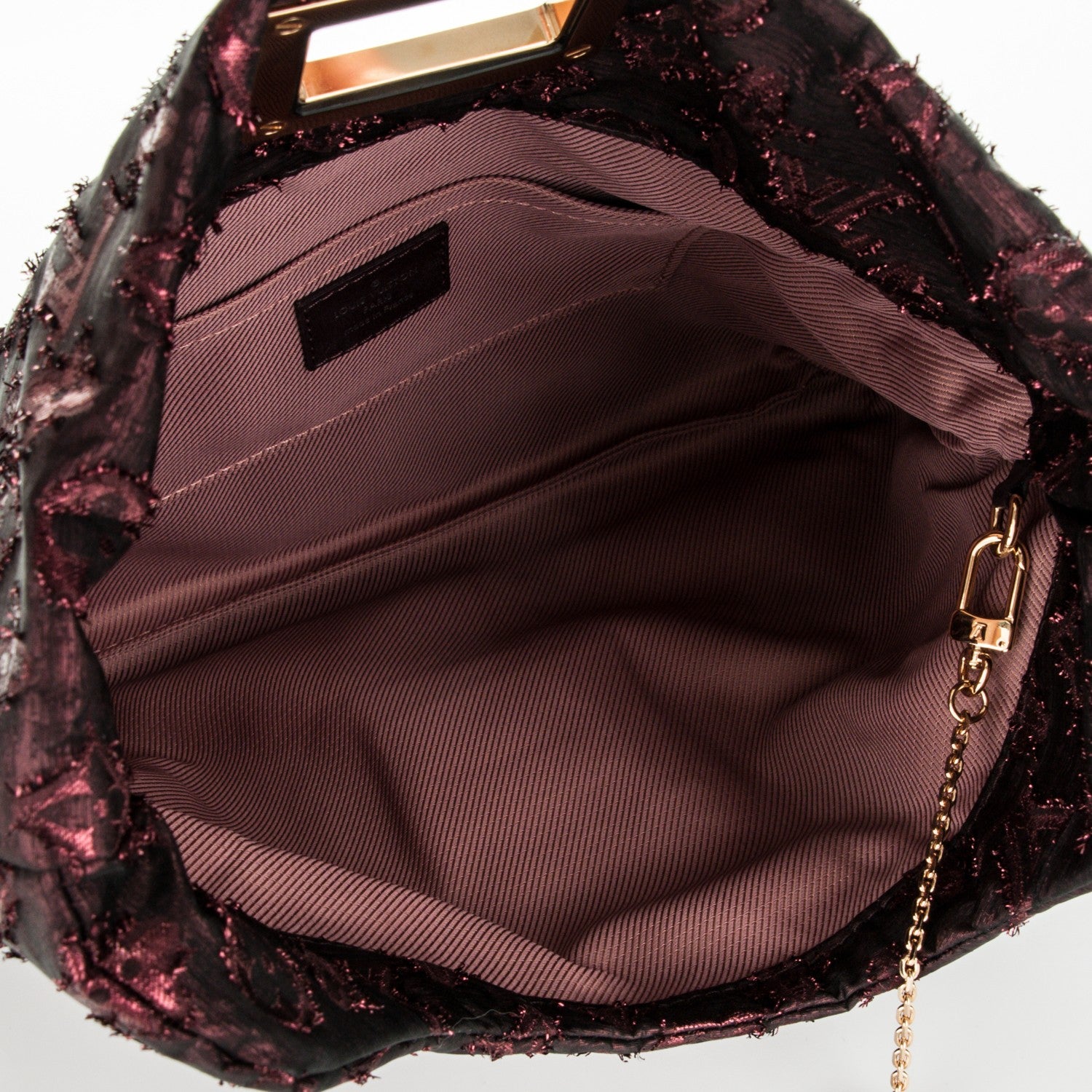 Louis Vuitton Lurex Quilted Monogram Altair Clutch Bordeaux 5 of 7