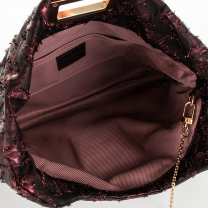 Louis Vuitton Lurex Quilted Monogram Altair Clutch Bordeaux 5 of 7
