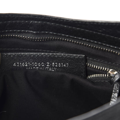 Balenciaga Agneau Classic Hardware S City Logo Strap Black White 16 of 17