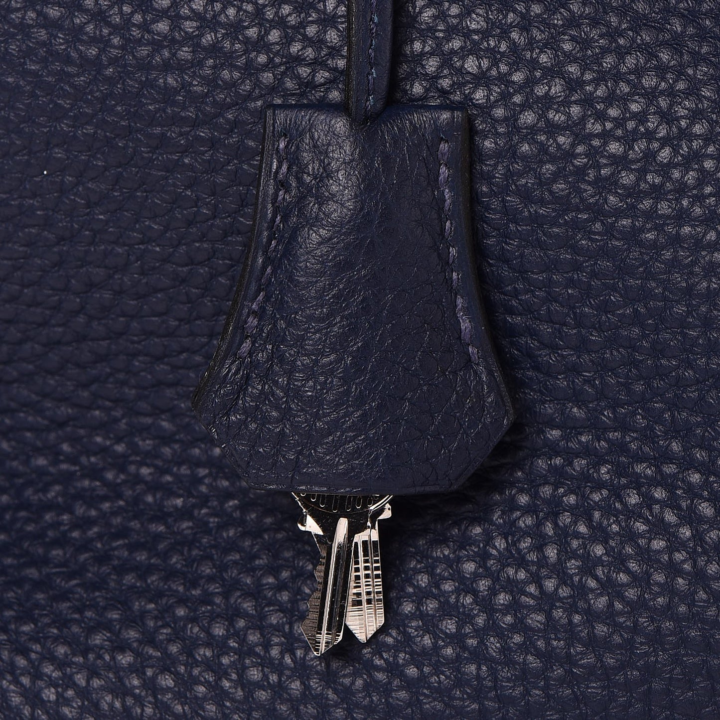 Taurillon Clemence Birkin 40 Bleu De Prusse