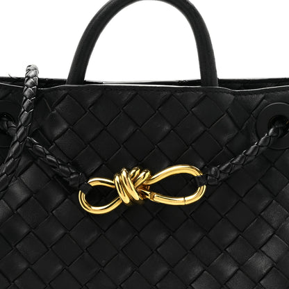 Bottega Veneta Nappa Intrecciato Small Andiamo Shoulder Bag Black 7 of 14