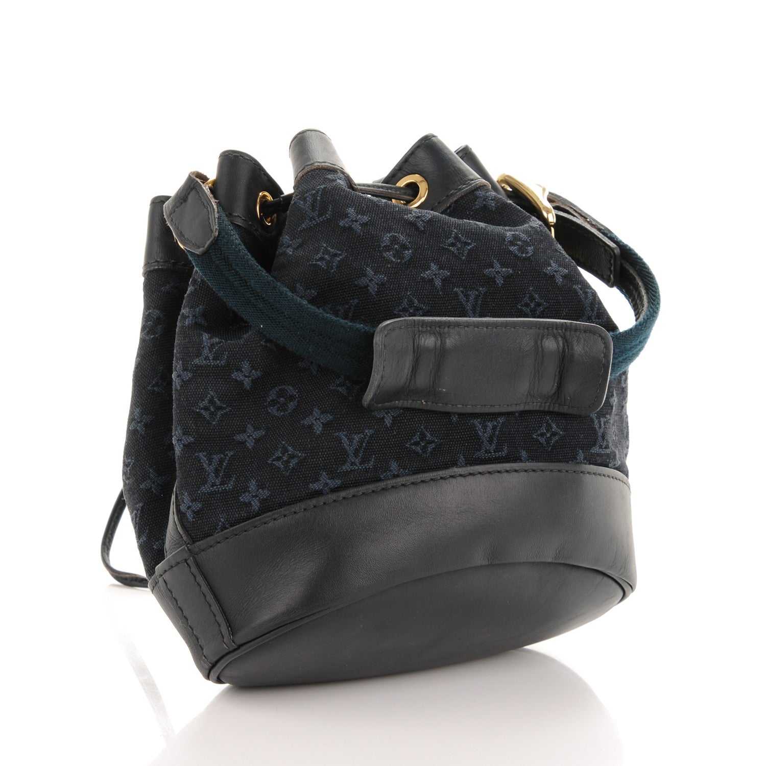 Louis Vuitton Mini Monogram Noelie Blue 3 of 8