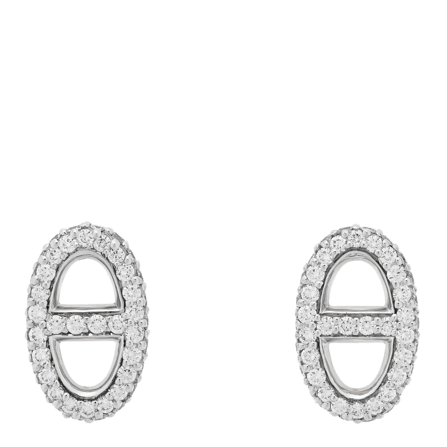 18K White Gold Diamond New Farandole Earrings