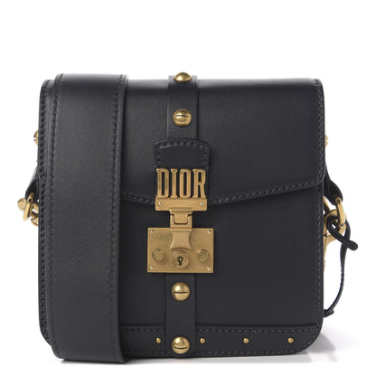 Christian Dior Calfskin Studded Square Dioraddict Flap Black 1 of 14