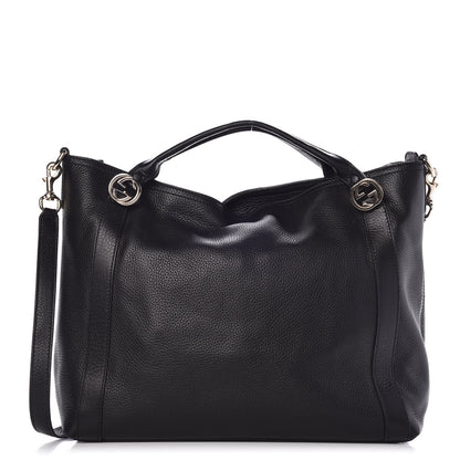 Gucci Cellarius Calfskin Medium Miss GG Top Handle Bag Black 1 of 7