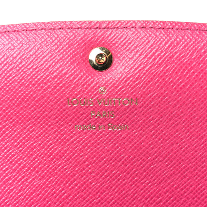 Louis Vuitton Monogram Bloom Flower Emilie Wallet Fuchsia 6 of 6