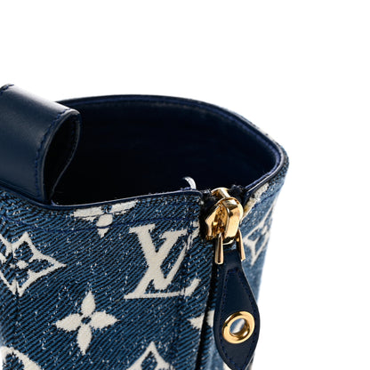 Louis Vuitton Denim Monogram Silhouette Ankle Boots 36 Navy Blue 10 of 10