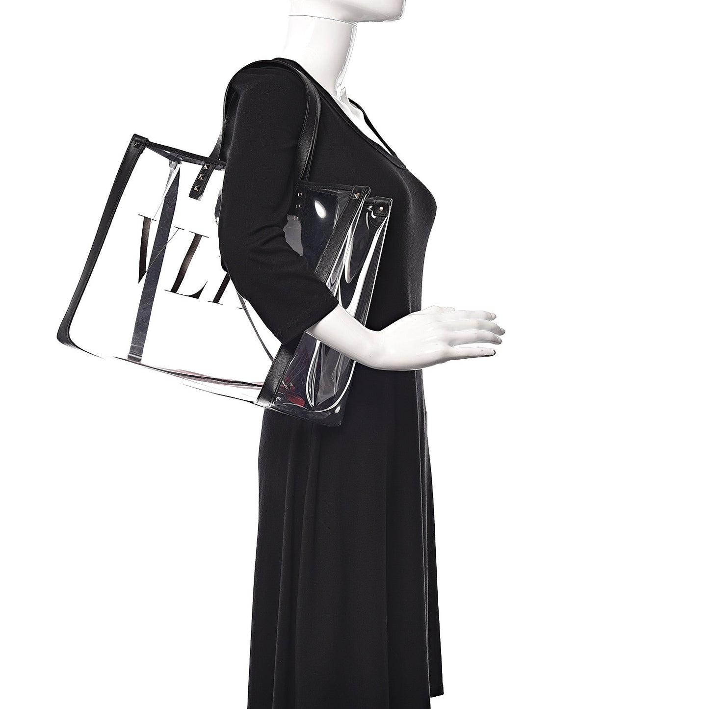 Plexy VLTN Shopping Bag Transparent