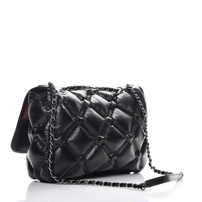 Chanel Calfskin Quilted Large Chesterfield Flap Black 3 of 10