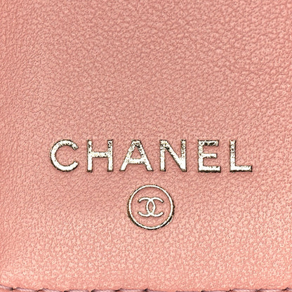 Chanel Caviar Quilted Medium Filigree Flap Wallet Pink 7 of 9