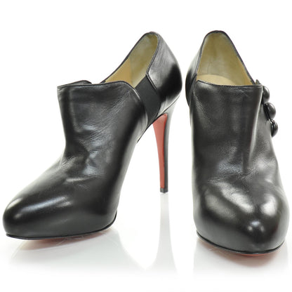 Christian Louboutin Leather C est Moi 120 Booties 39 Black 1 of 8